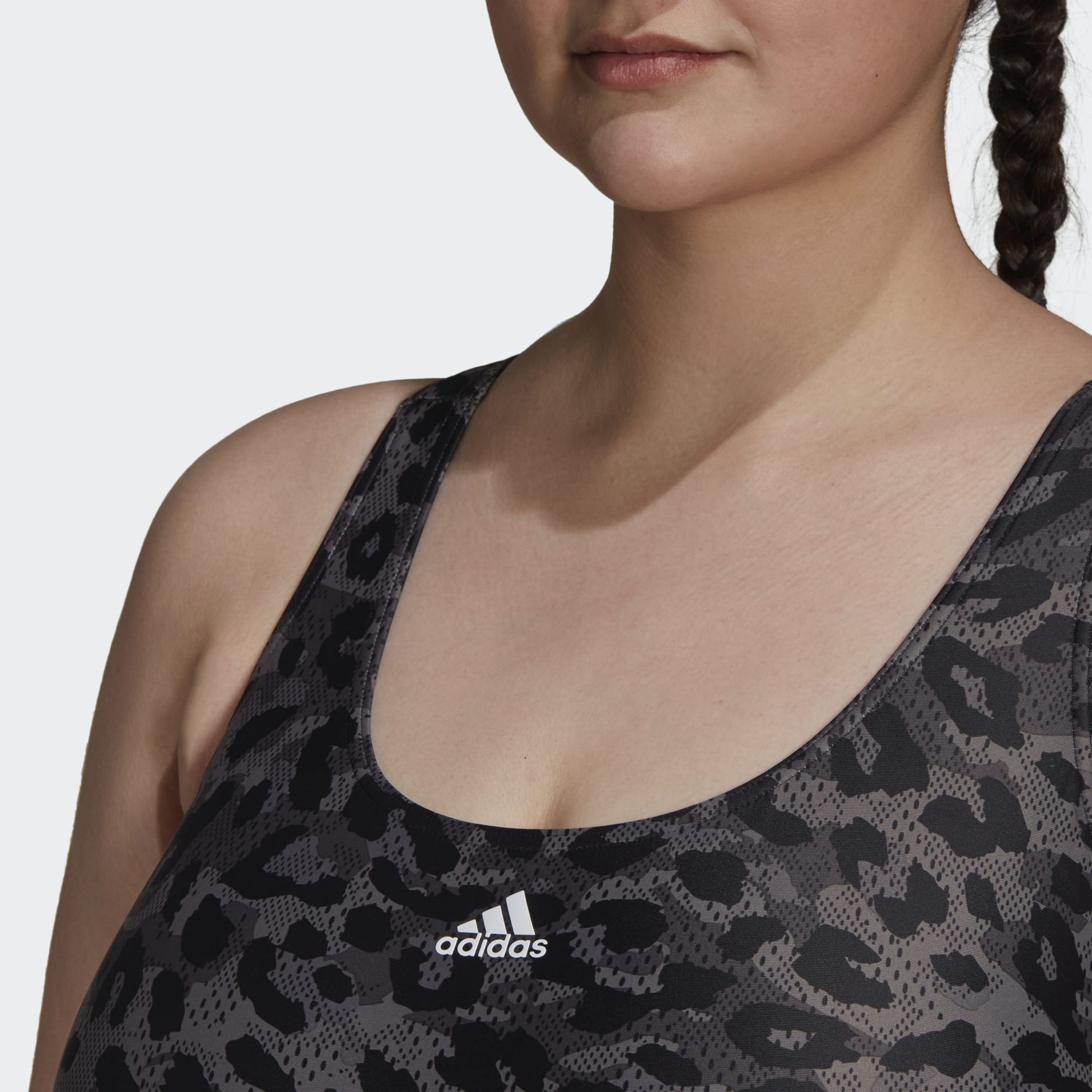 ADIDAS SH3.RO Summerglow 3-Stripes Swimsuit (Plus Size) pÃ¥ stadium.se